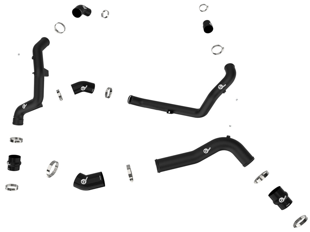 BladeRunner Aluminum Hot and Cold Charge Pipe Kit Black Ford Explorer St 22-24 V6-3.0L Twin Turbo