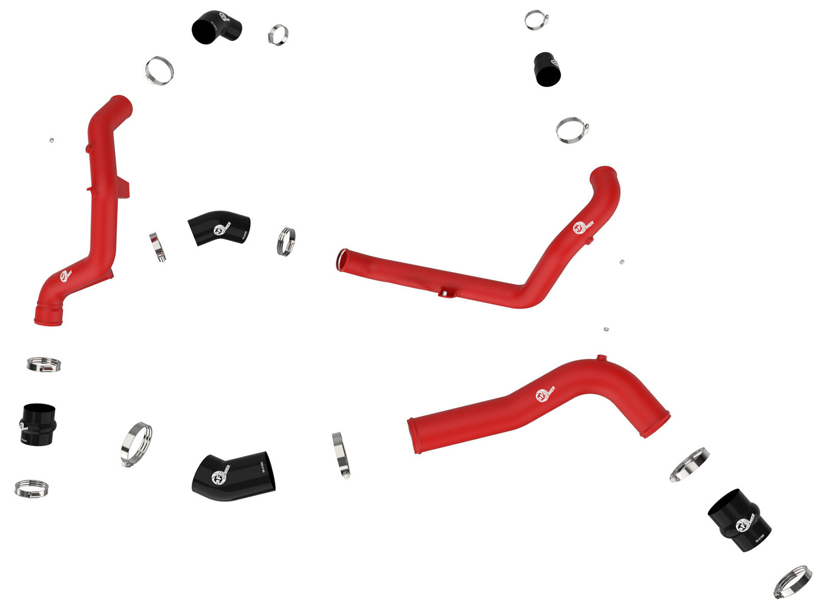BladeRunner 2-1/4 Inch to 2-3/4 Inch Aluminum Hot Charge Pipe Black Ford Explorer St 22-24 V6-3.0L Twin Turbo