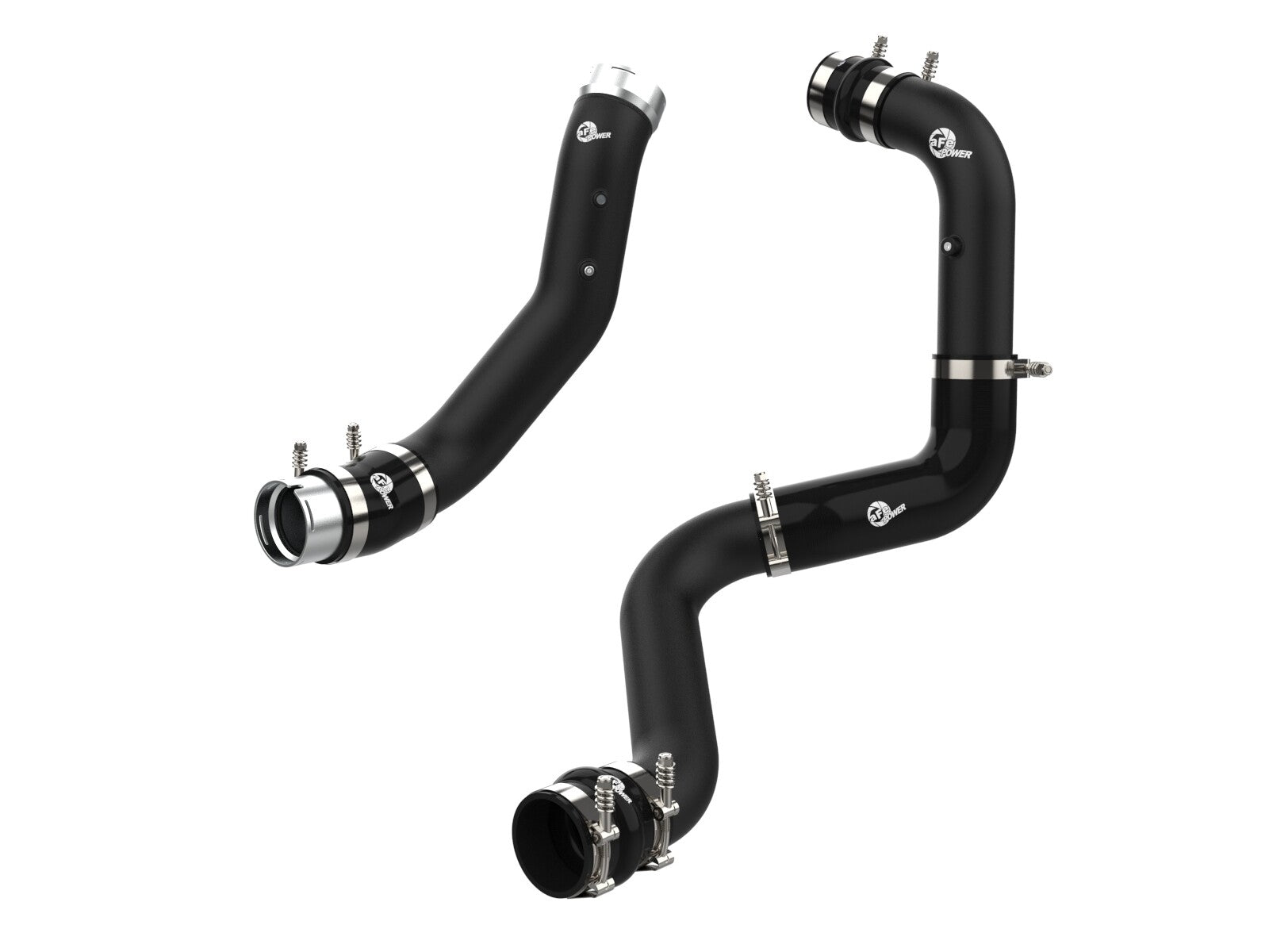 BladeRunner Aluminum Hot and Cold Charge Pipe Kit Black GM Diesel Trucks 24-26 V8-6.6L Turbo Diesel L5P