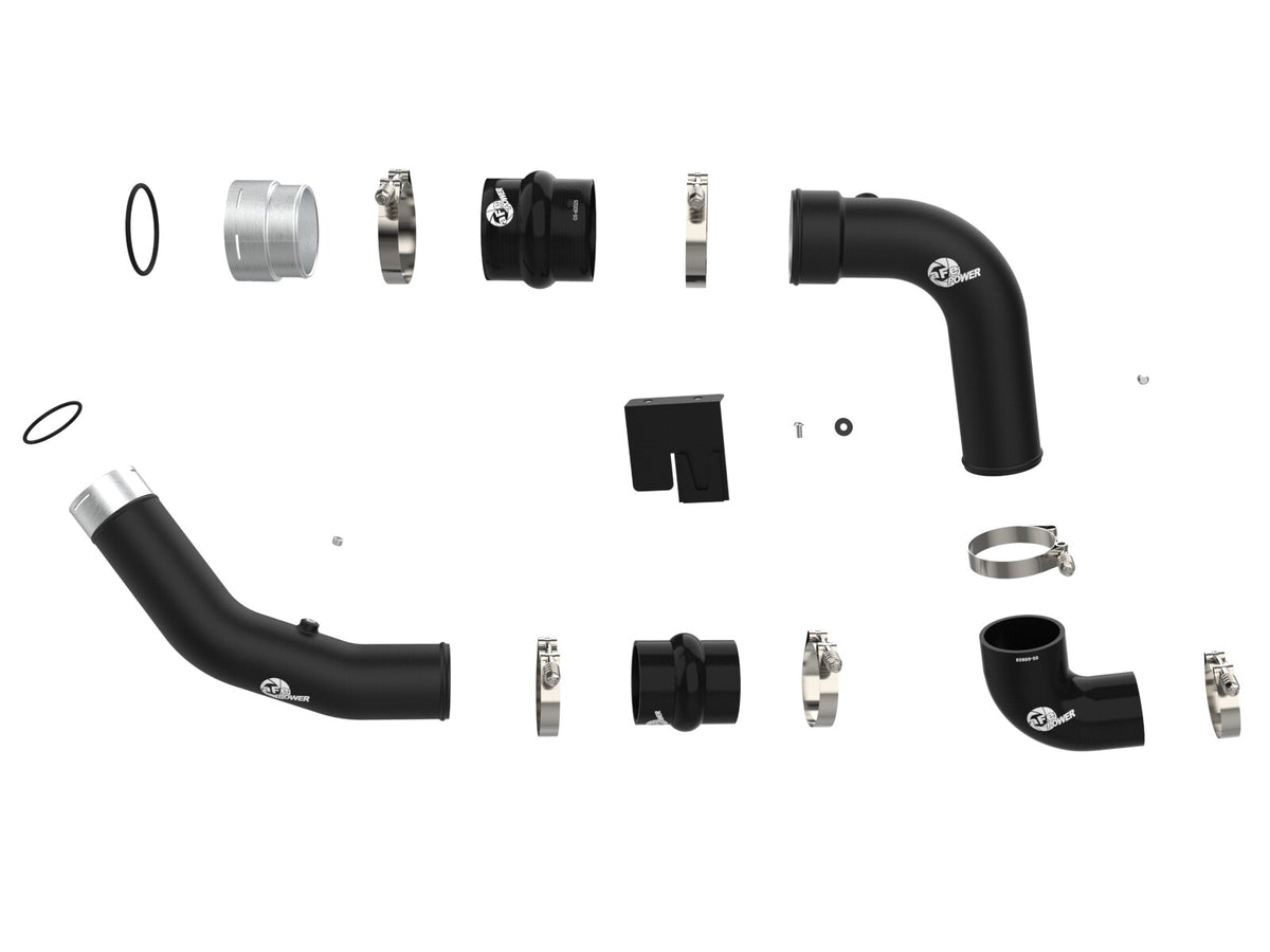 BladeRunner Aluminum Hot and Cold Charge Pipe Kit Ford Diesel Trucks 23-26 V8-6.7L Turbo Diesel