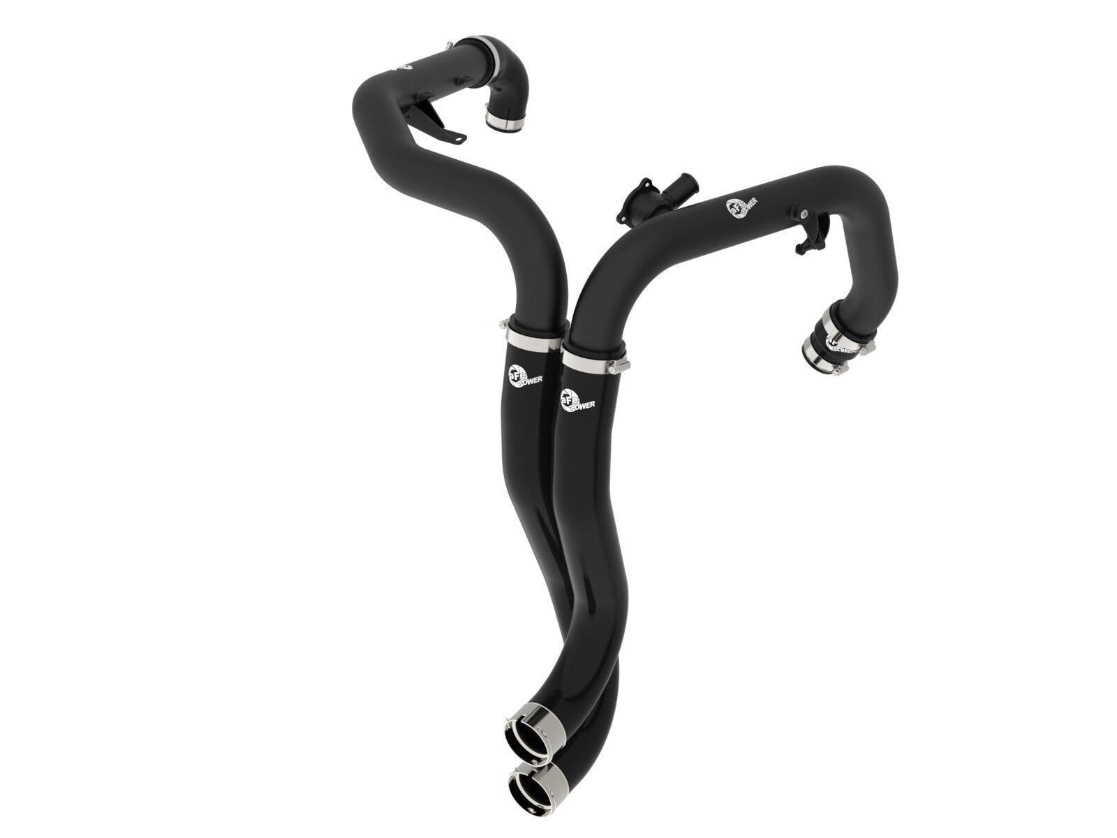 BladeRunner 2-1/4 Inch Aluminum Hot Charge Pipe Black Ford Bronco Raptor 22-26/Ranger Raptor 24-26 V6-3.0L Twin Turbo