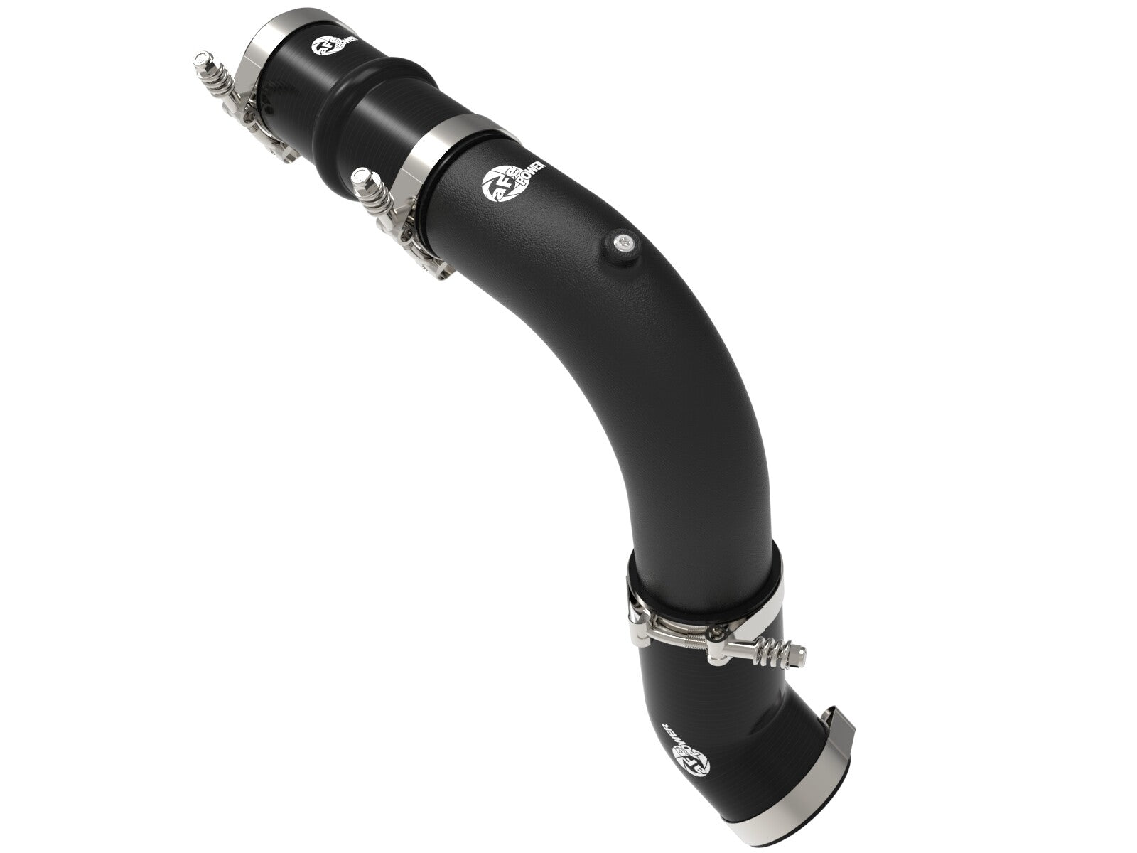 BladeRunner 2-1/2 Inch to 3 Inch Aluminum Hot-Side Charge Pipe Black Ram Diesel Trucks 25-26 L6-6.7L Turbo Diesel