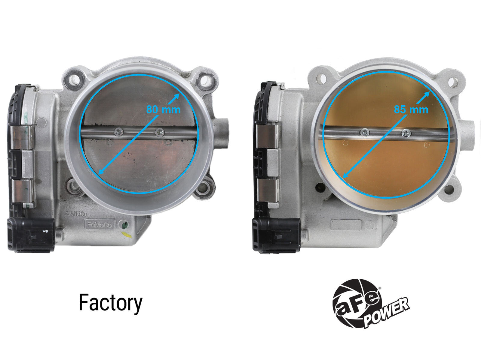 85mm Throttle Body Ford Mustang GT 18-25 V8-5.0L Gas Natural