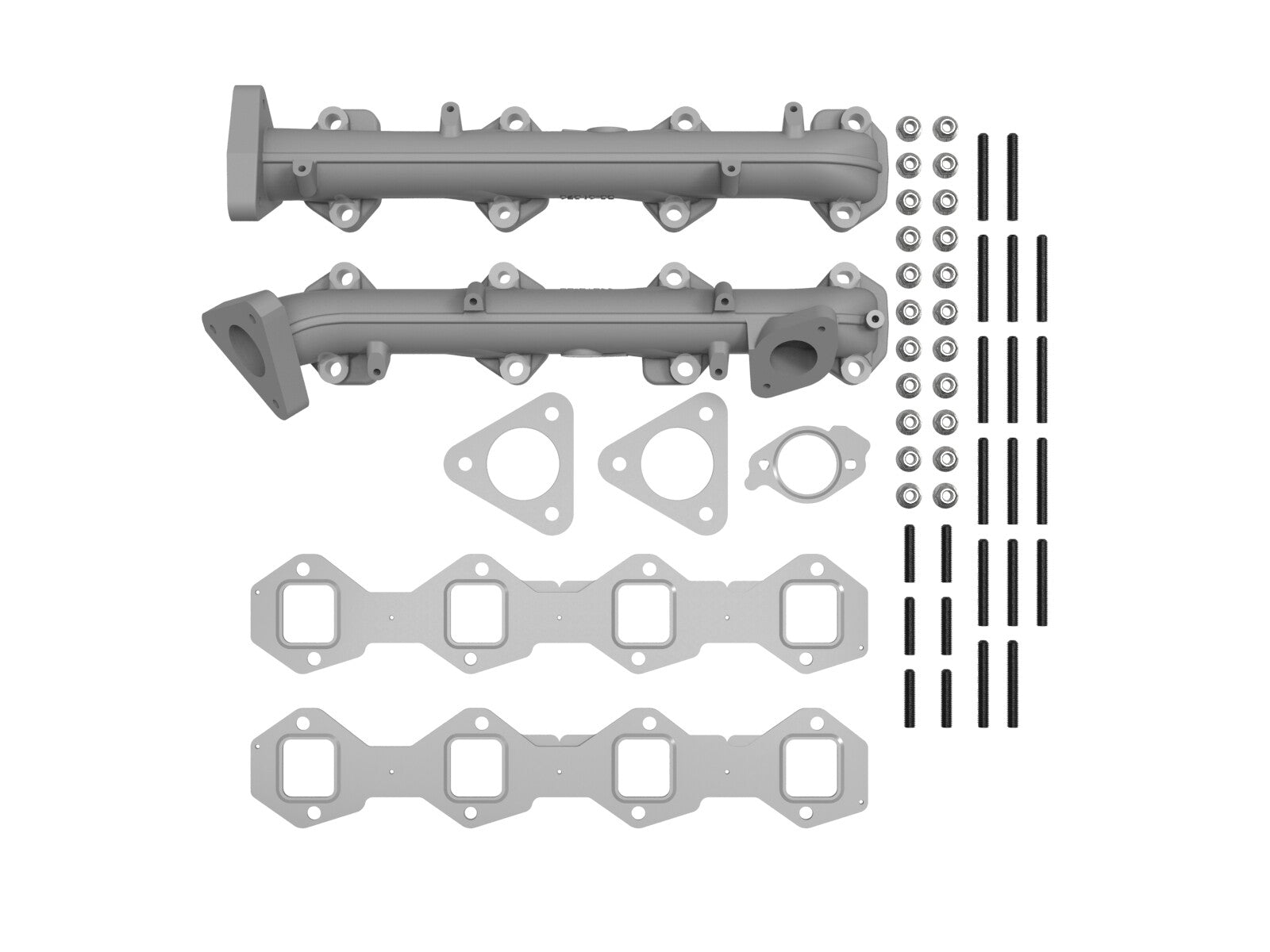 BladeRunner Ported Ductile Iron Exhaust Manifold Ford Diesel Trucks 11-14 V8-6.7L Turbo Diesel