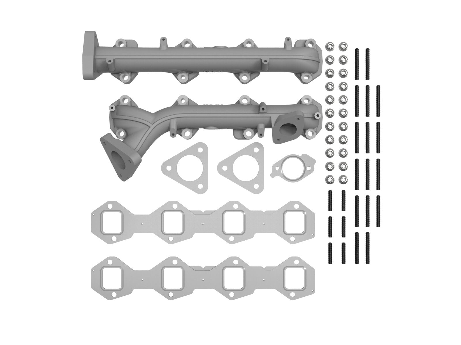 BladeRunner Ported Ductile Iron Exhaust Manifold Ford Diesel Trucks 15-19 V8-6.7L Turbo Diesel