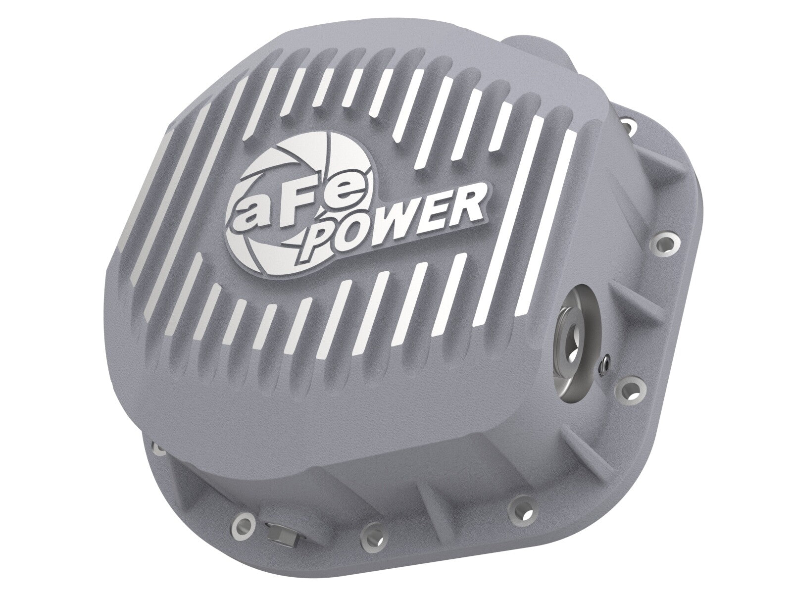 Street Series Rear Differential Cover Raw w/ Machined Fins Ford F-250/F-350/Excursion 86-26 V8 Turbo Diesel (10.25/10.50-12)