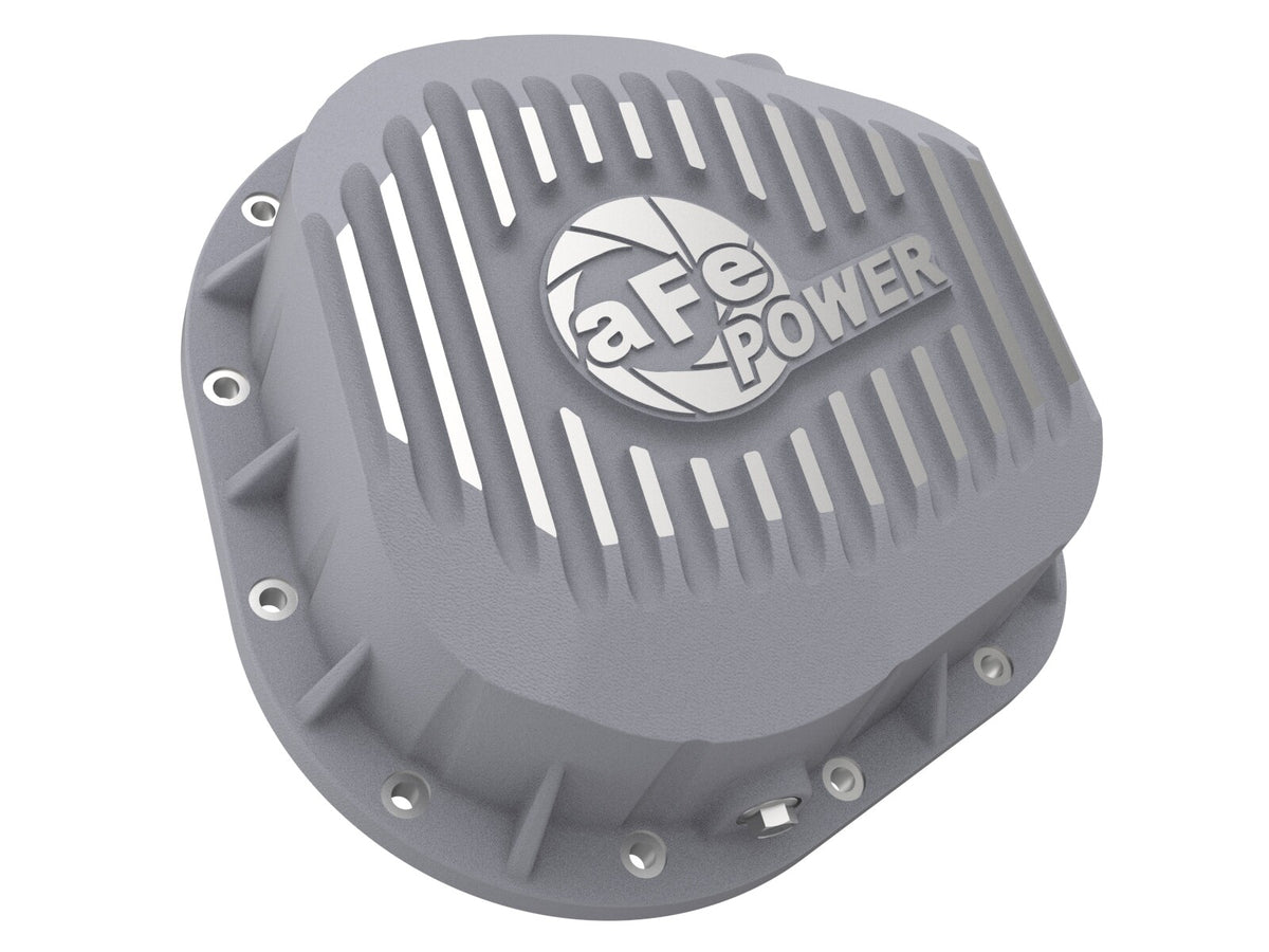 Street Series Rear Differential Cover Raw w/ Machined Fins Ford F-250/F-350/Excursion 86-26 V8 Turbo Diesel (10.25/10.50-12)