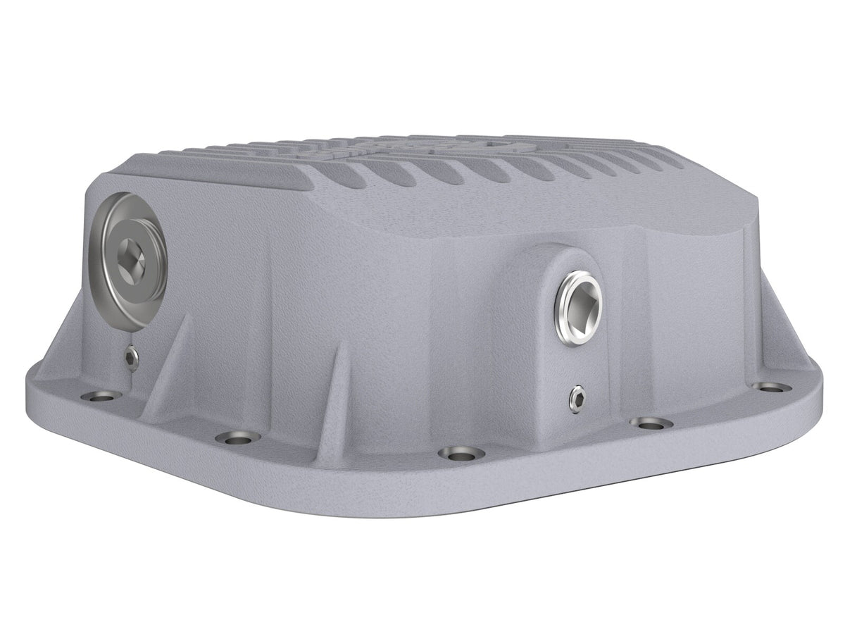 Street Series Rear Differential Cover Raw w/ Machined Fins Ford F-250/F-350/Excursion 86-26 V8 Turbo Diesel (10.25/10.50-12)