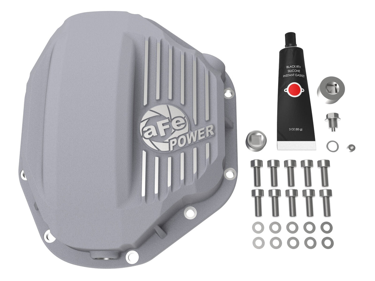 Street Series Rear Differential Cover Raw w/ Machined Fins Dodge Diesel Trucks 94-02/Ford Diesel Trucks 99-07