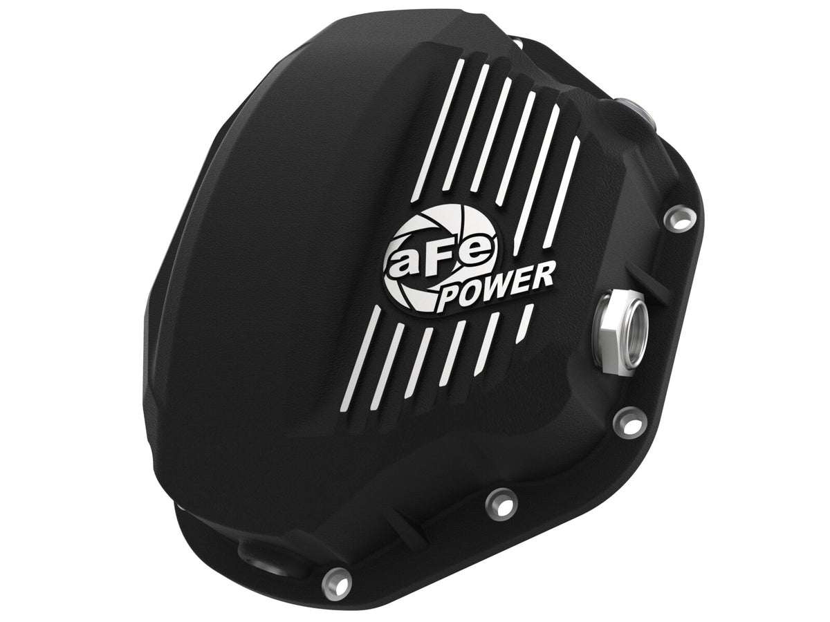 Pro Series Rear Differential Cover Black w/ Machined Fins Dodge Diesel Trucks 94-02/Ford Diesel Trucks 99-07