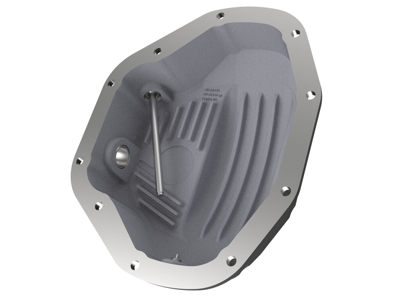Pro Series Rear Differential Cover Black w/ Machined Fins Dodge Diesel Trucks 94-02/Ford Diesel Trucks 99-07