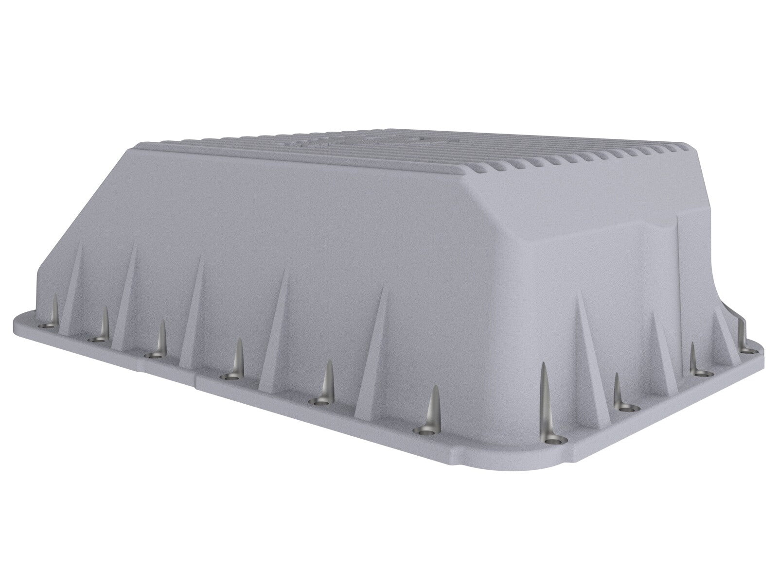Street Series Transmission Pan Black w/ Machined Fins Ford Diesel Trucks 94-10 V8-7.3L/6.0L/6.4L Turbo Diesel