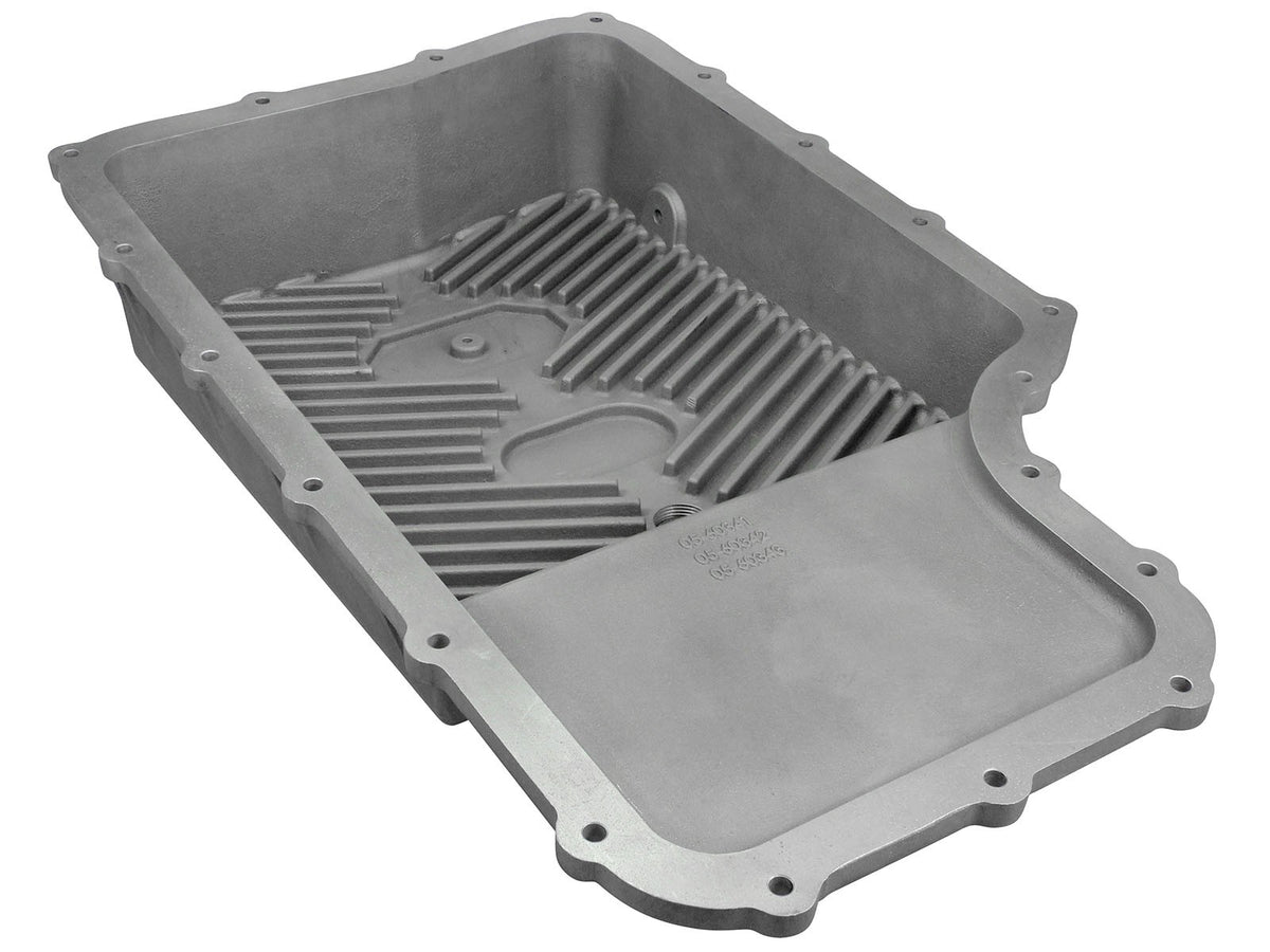 Street Series Transmission Pan Raw w/ Machined Fins Ford Super Duty Trucks 11-21 (6R140 Transmission)