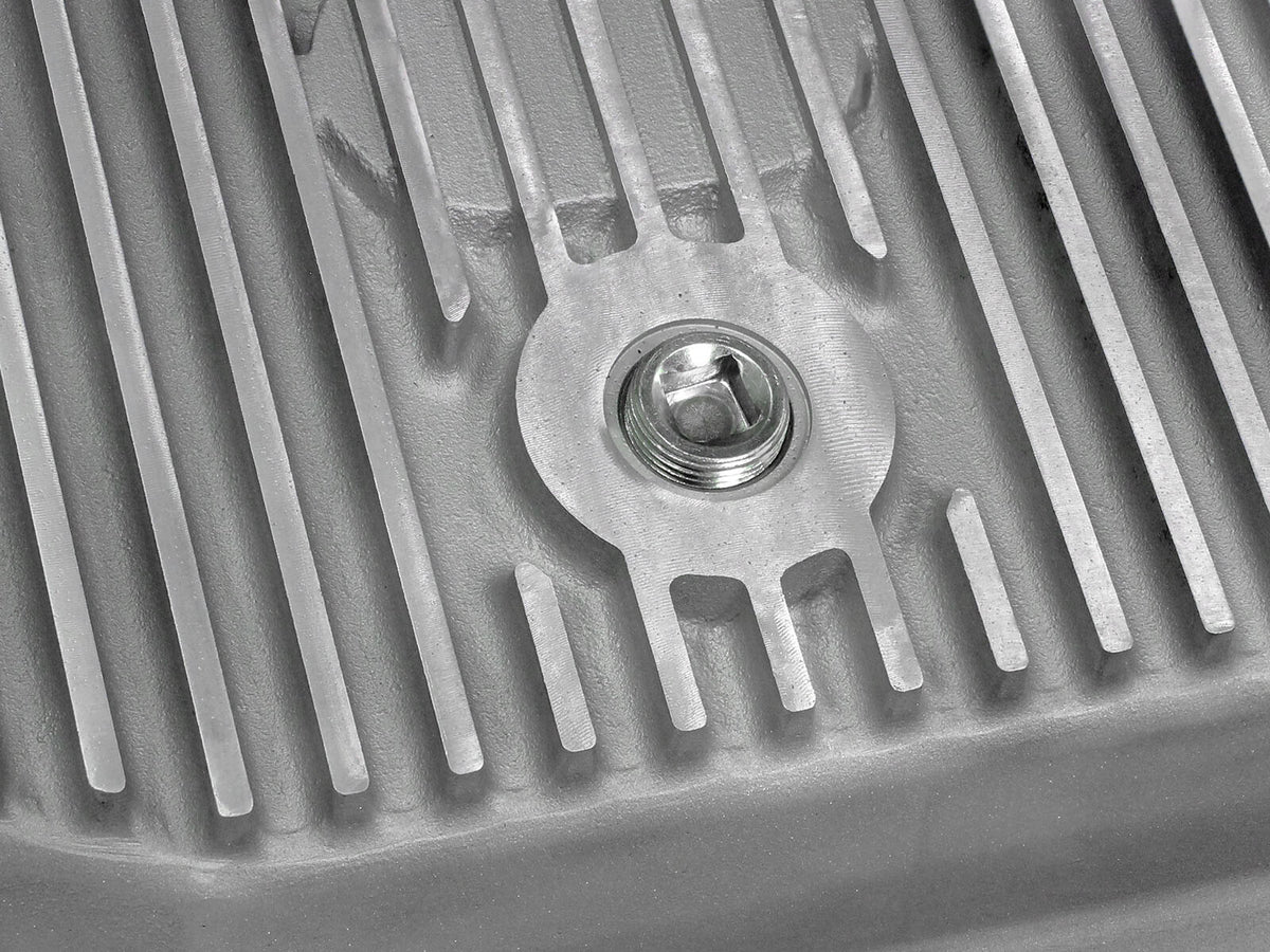 Street Series Transmission Pan Raw w/ Machined Fins Ford Super Duty Trucks 11-21 (6R140 Transmission)