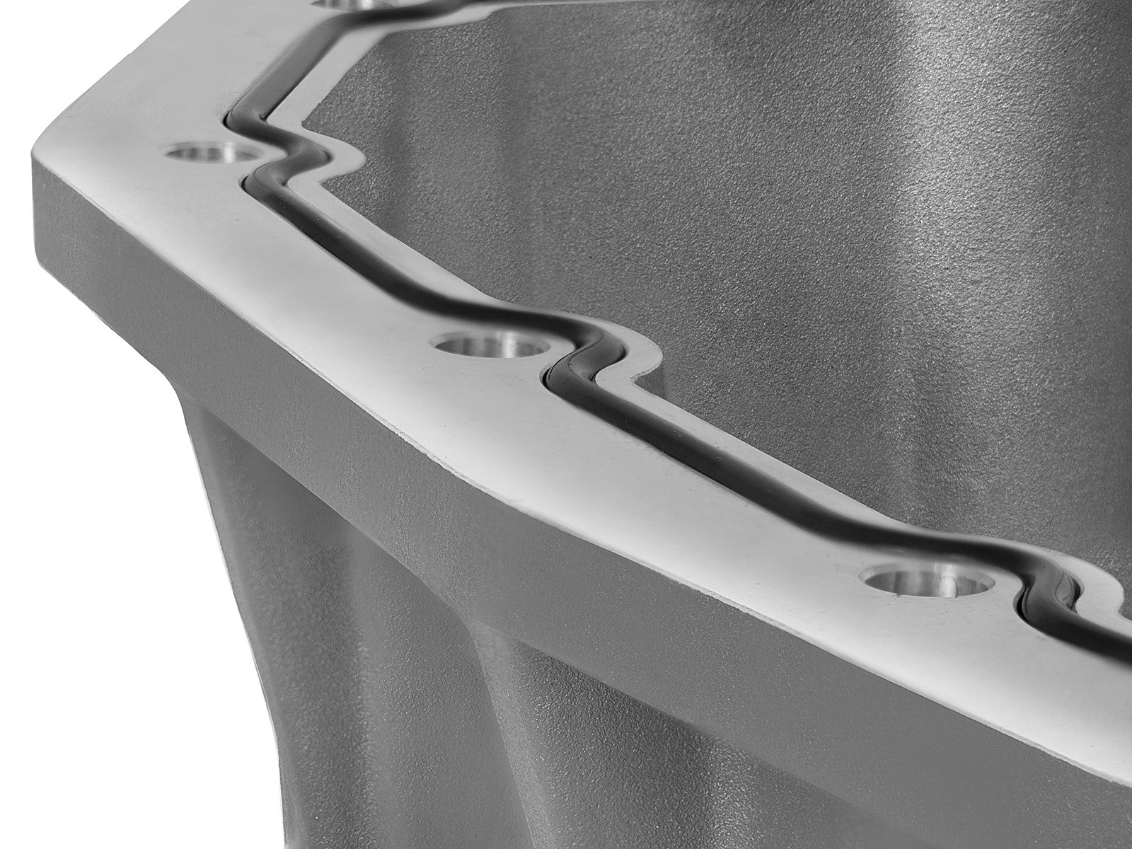 Street Series Engine Oil Pan Raw w/ Machined Fins Ford Diesel Trucks 11-26 V8-6.7L Turbo Diesel