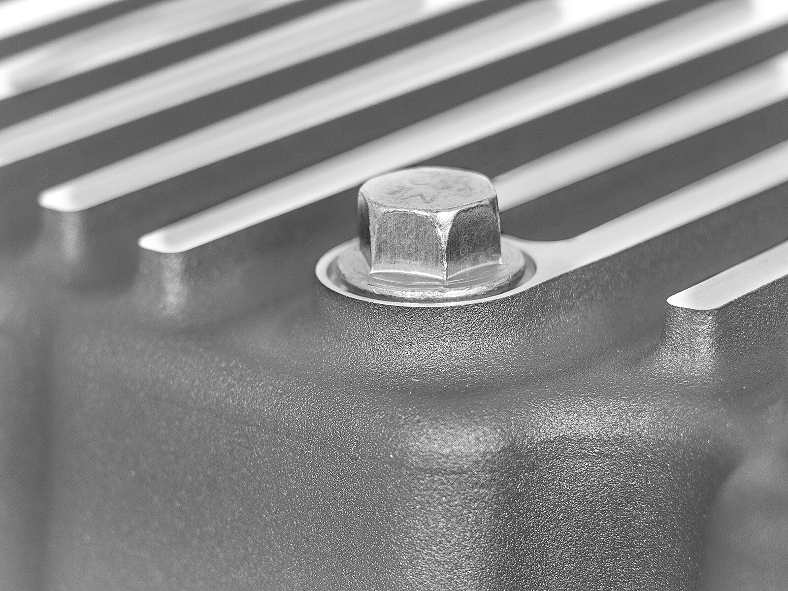 Street Series Engine Oil Pan Raw w/ Machined Fins Ford Diesel Trucks 11-26 V8-6.7L Turbo Diesel