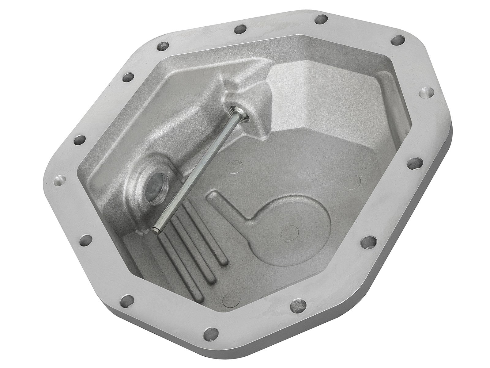 Street Series Rear Differential Cover Raw w/ Machined Fins Ford Diesel Trucks 17-23 V8-6.7L Turbo Diesel (Dana M275-14)