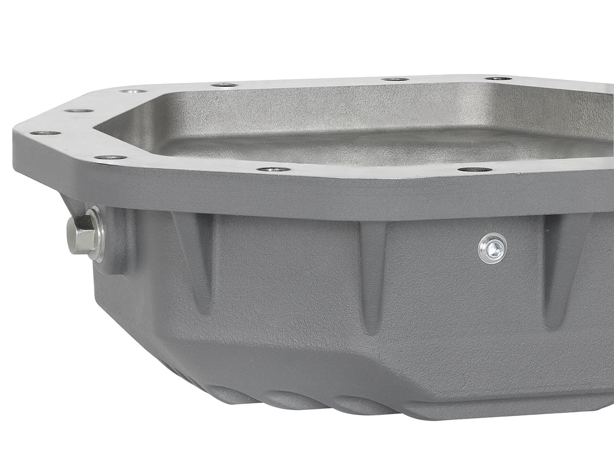 Street Series Rear Differential Cover Raw w/ Machined Fins Ford Diesel Trucks 17-23 V8-6.7L Turbo Diesel (Dana M275-14)