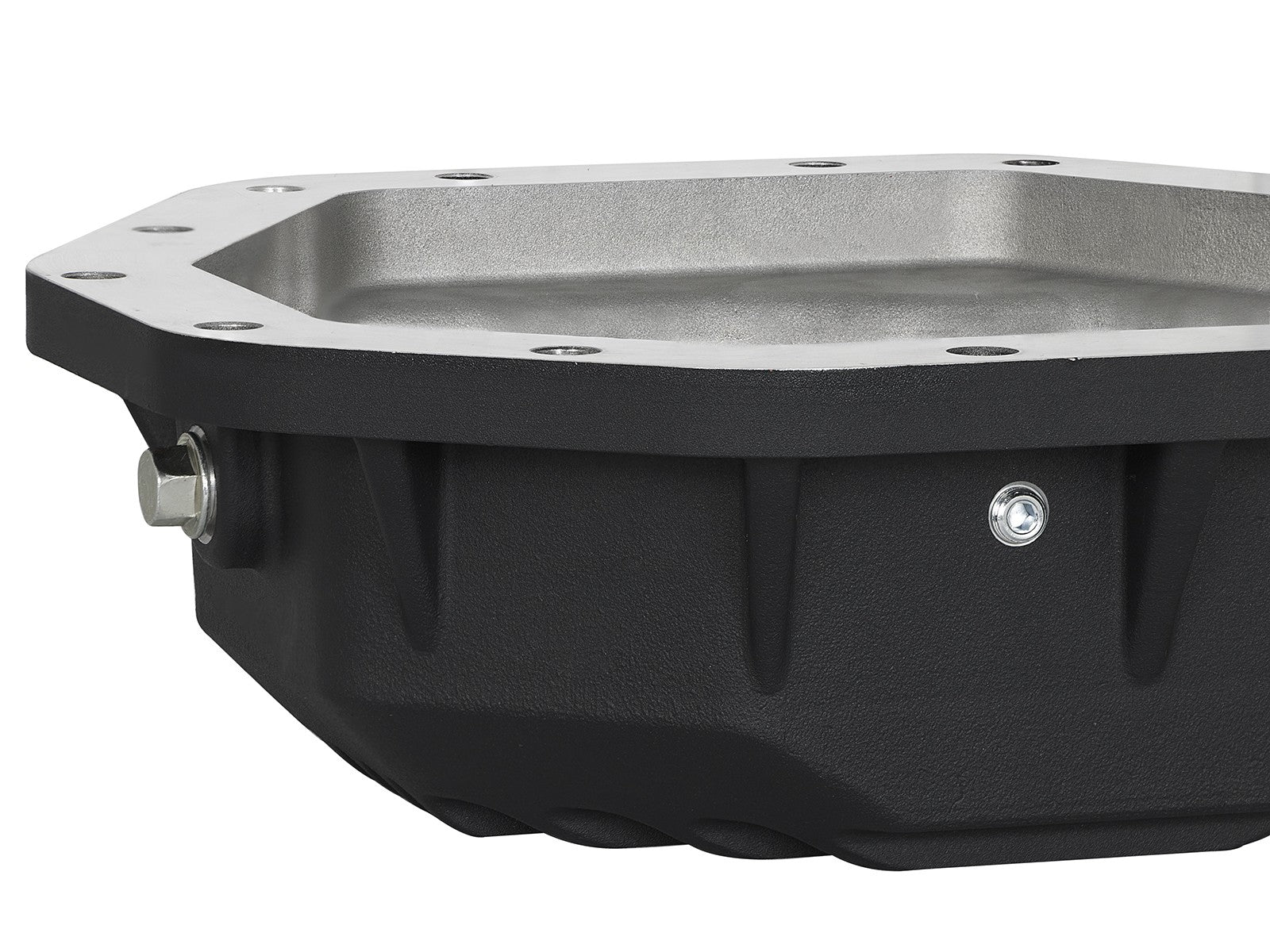Pro Series Rear Differential Cover Black w/ Machined Fins Ford Diesel Trucks 17-23 V8-6.7L Turbo Diesel (Dana M275-14)
