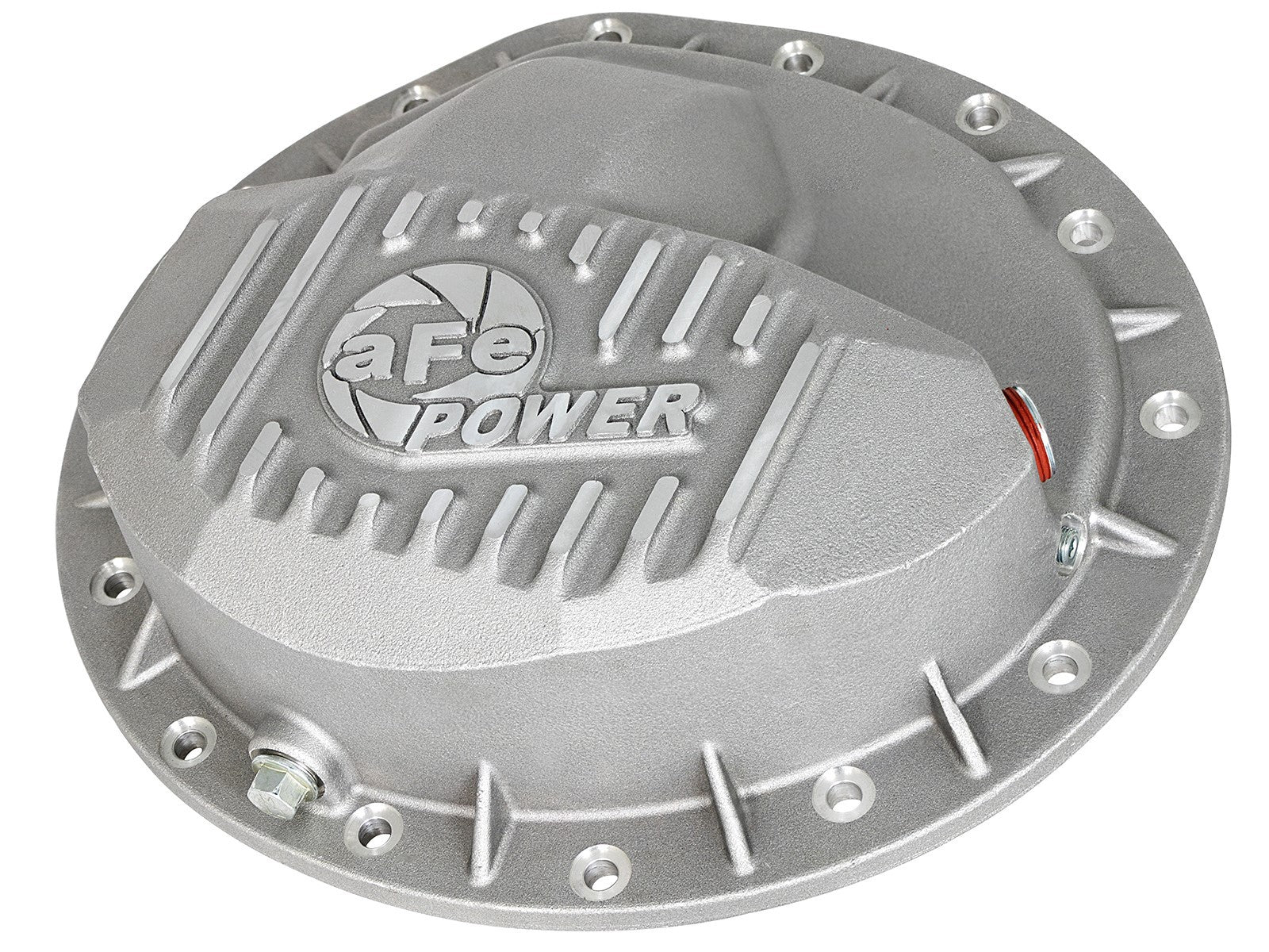 Street Series Rear Differential Cover Raw w/ Machined Fins Nissan Titan Xd 16-19 V8-5.0L Turbo Diesel (Aam 9.5-14)