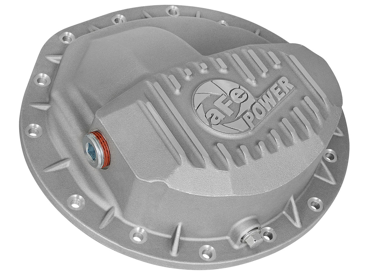 Street Series Rear Differential Cover Raw w/ Machined Fins Nissan Titan Xd 16-19 V8-5.0L Turbo Diesel (Aam 9.5-14)