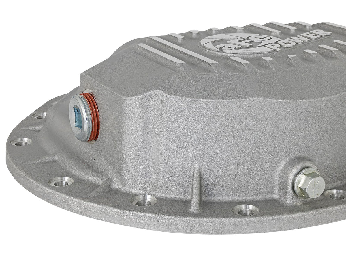Street Series Rear Differential Cover Raw w/ Machined Fins Nissan Titan Xd 16-19 V8-5.0L Turbo Diesel (Aam 9.5-14)