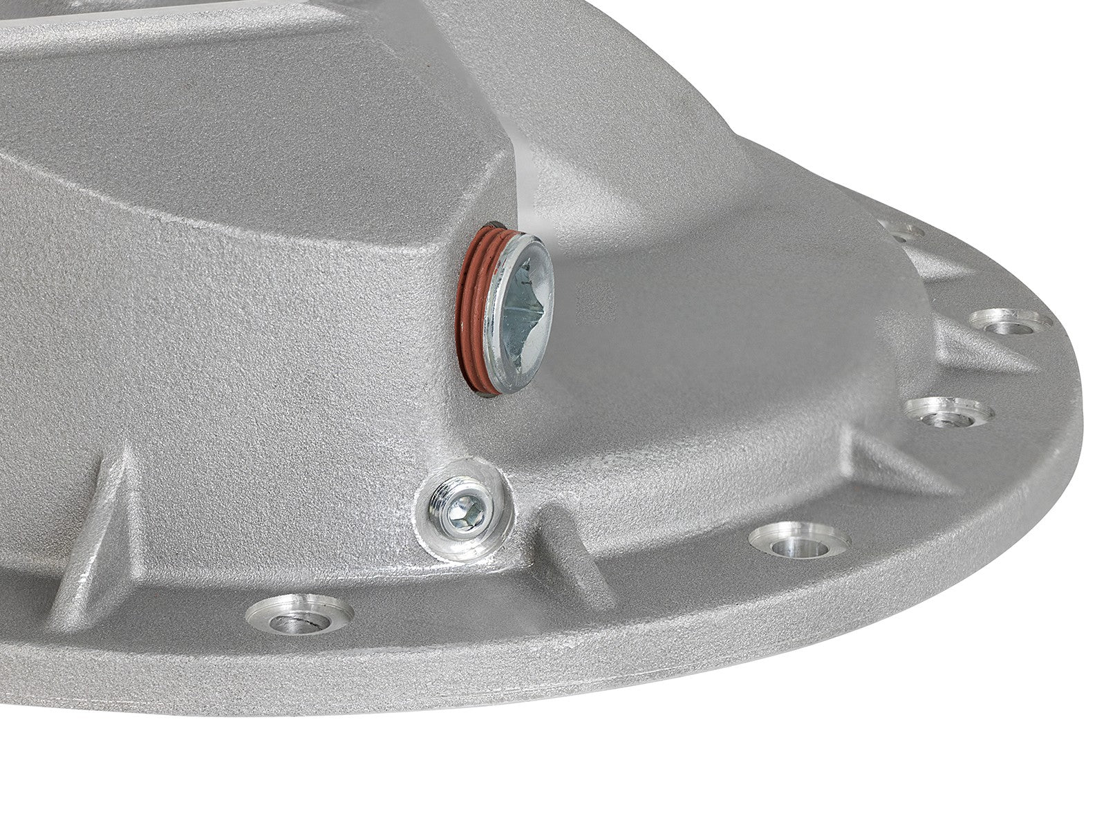 Street Series Rear Differential Cover Raw w/ Machined Fins Nissan Titan Xd 16-19 V8-5.0L Turbo Diesel (Aam 9.5-14)