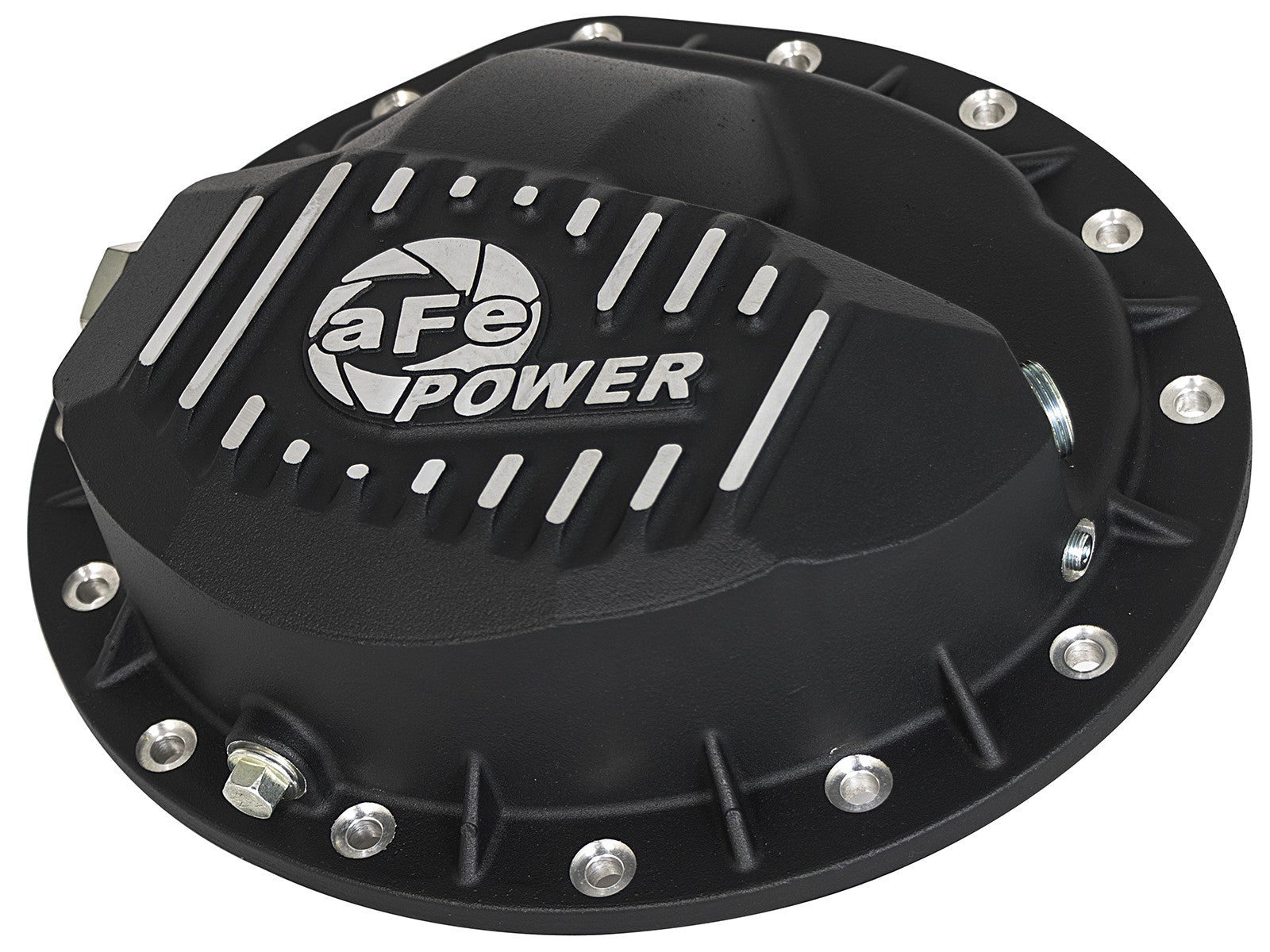 Pro Series Rear Differential Cover Black w/ Machined Fins Nissan Titan Xd 16-19 V8-5.0L Turbo Diesel (Aam 9.5-14)
