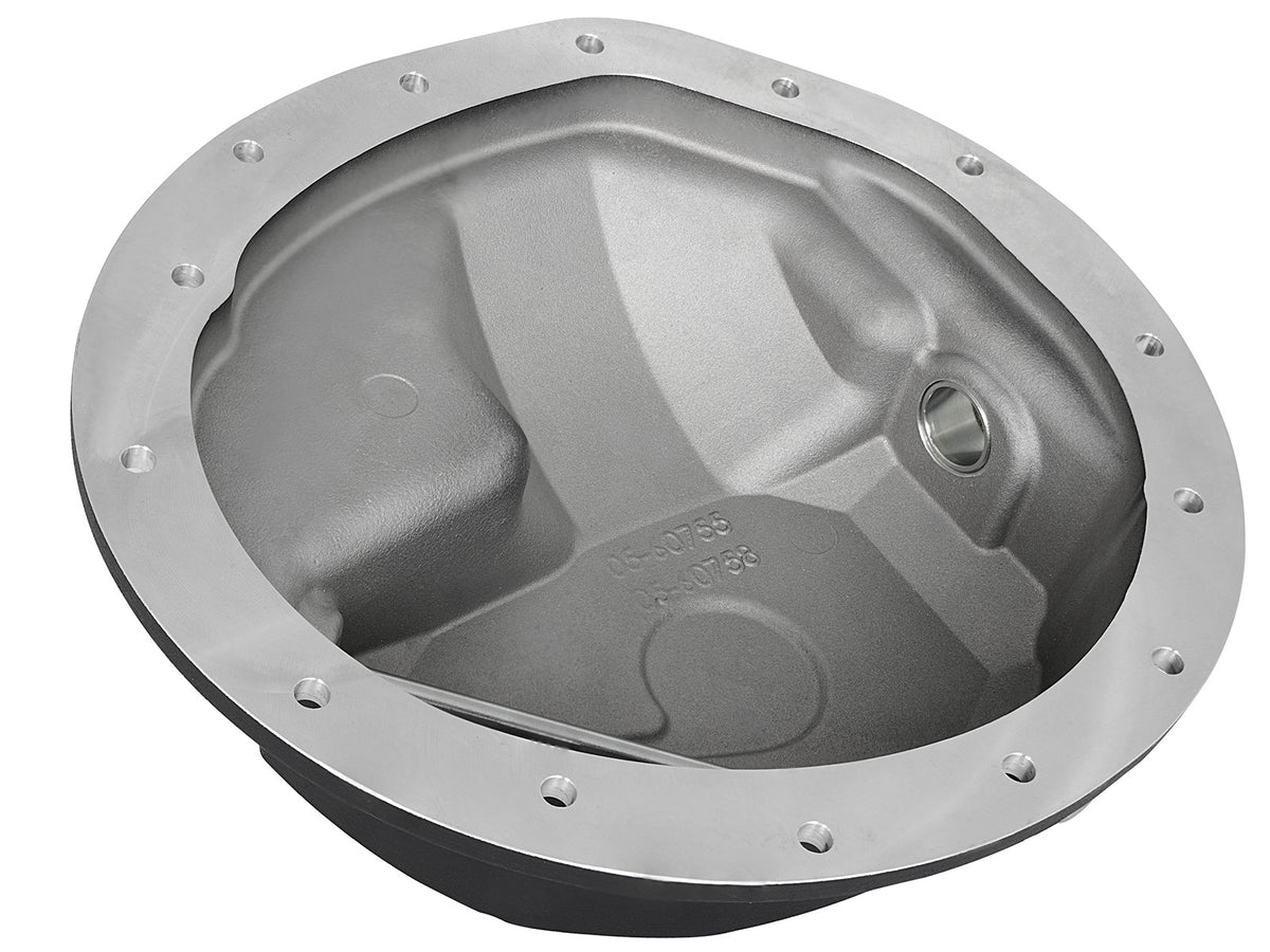 Pro Series Rear Differential Cover Black w/ Machined Fins Nissan Titan Xd 16-19 V8-5.0L Turbo Diesel (Aam 9.5-14)