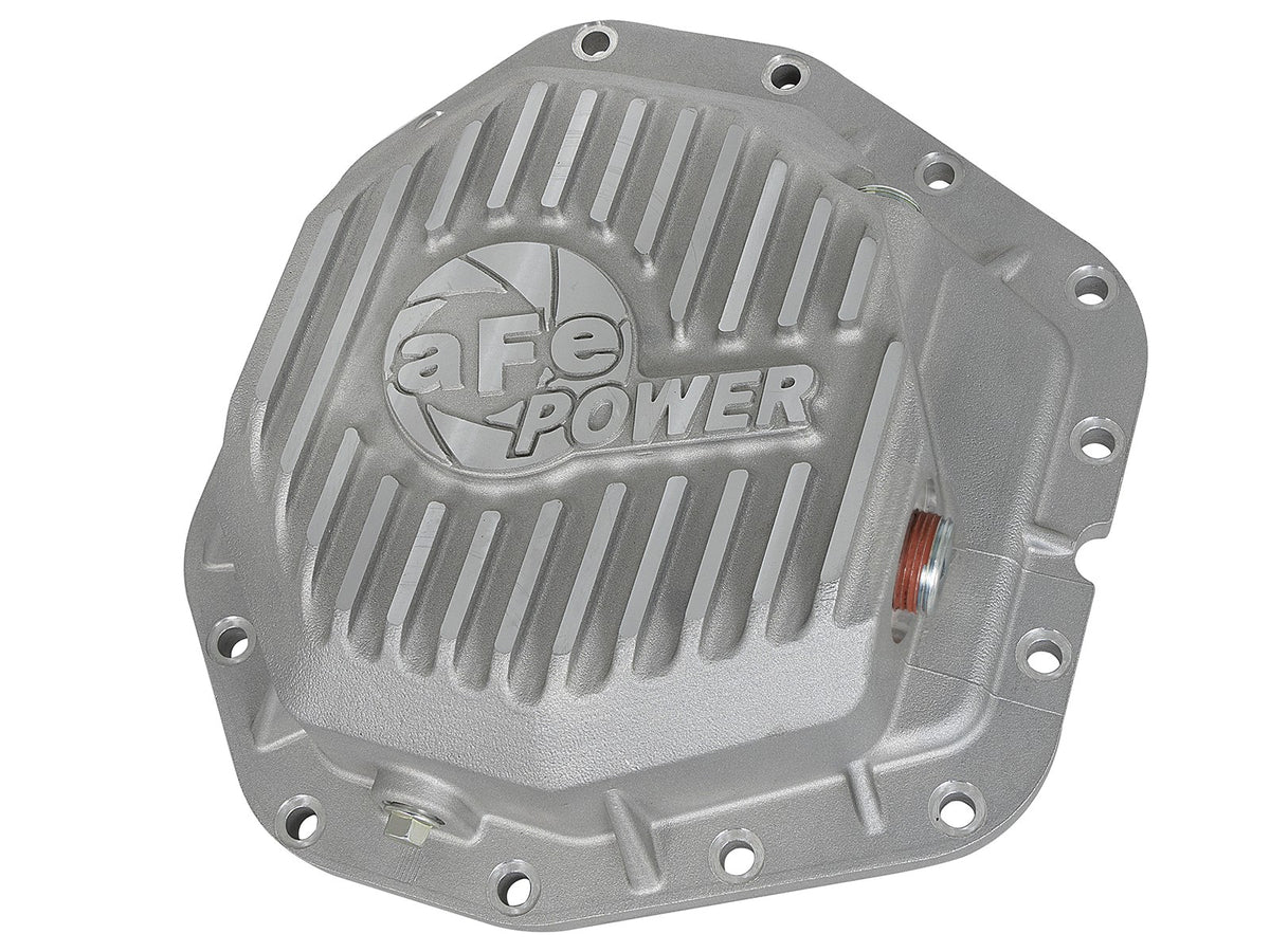 Street Series Rear Differential Cover Raw w/ Machined Fins Ford Diesel Trucks 17-23 V8-6.7L Turbo Diesel (Dana M300-14)
