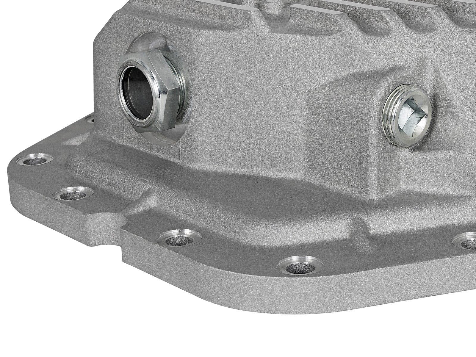 Street Series Rear Differential Cover Raw w/ Machined Fins Ford Diesel Trucks 17-23 V8-6.7L Turbo Diesel (Dana M300-14)