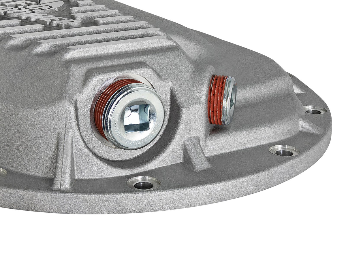 Street Series Front Differential Cover Raw w/ Machined Fins Dodge Trucks 2500/3500 13-23 (Aam 9.25-12)