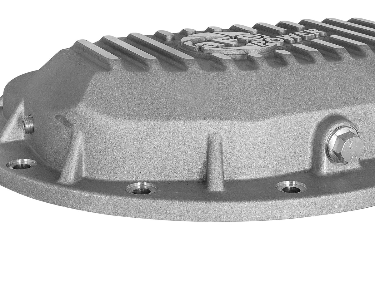 Street Series Front Differential Cover Raw w/ Machined Fins Dodge Trucks 2500/3500 13-23 (Aam 9.25-12)