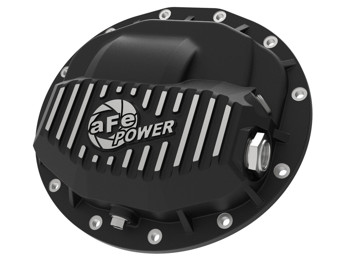 Pro Series Front Differential Cover Black w/ Machined Fins Dodge Trucks 2500/3500 13-23 (Aam 9.25-12)