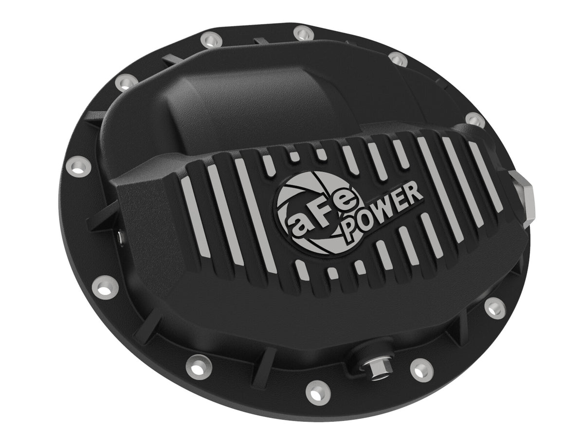 Pro Series Front Differential Cover Black w/ Machined Fins Dodge Trucks 2500/3500 13-23 (Aam 9.25-12)