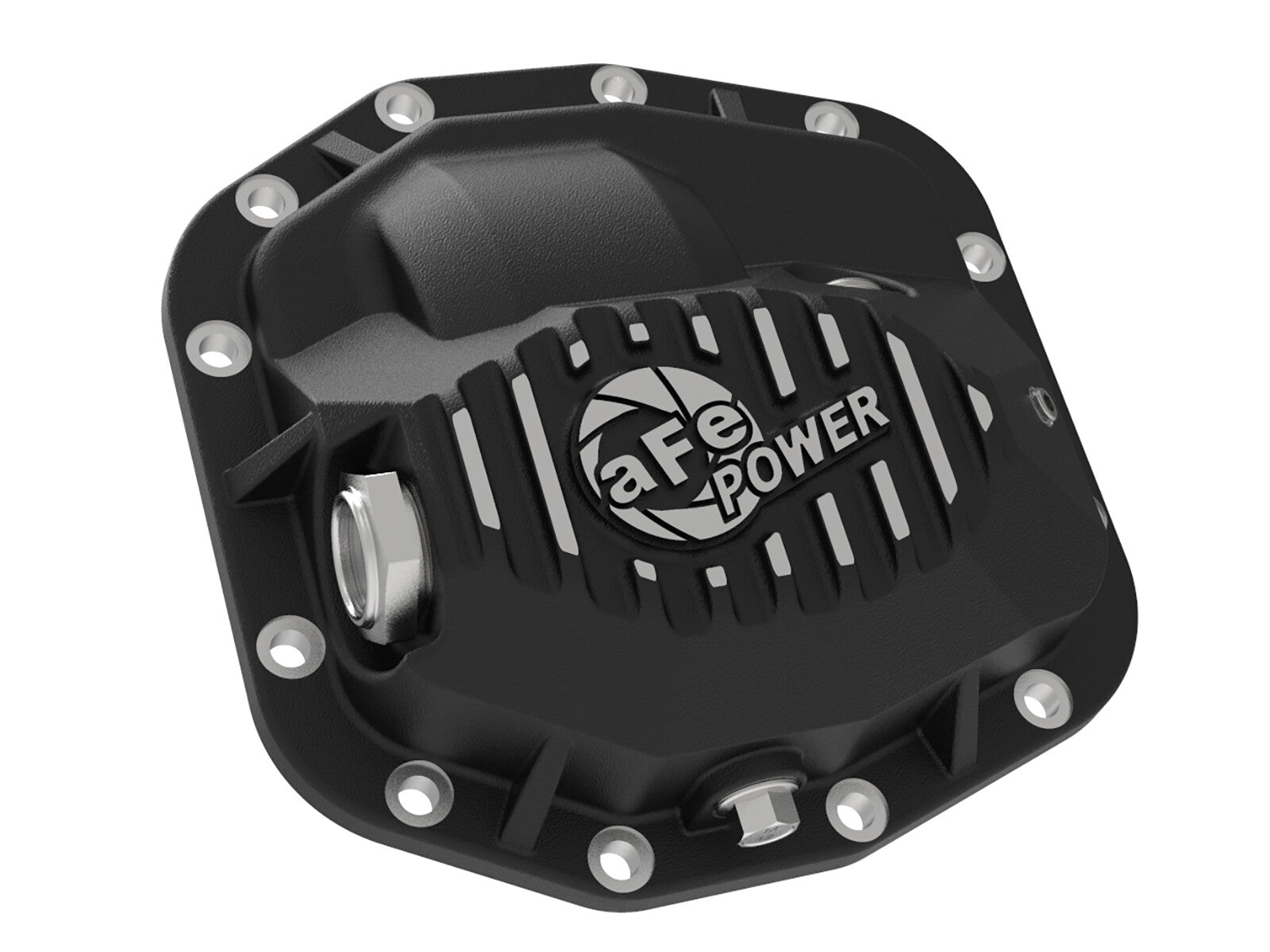 Pro Series Front Differential Cover Black w/ Oil Jeep Wrangler (Jl) 18-23 L4-2.0L Turbo/V6-3.6L (Dana M186)