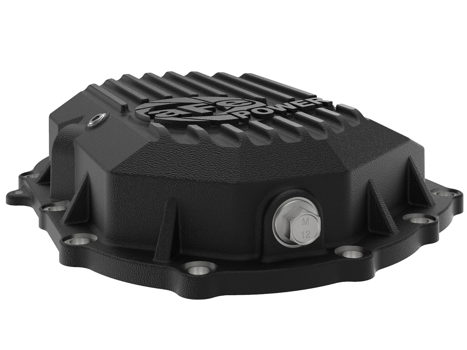 Pro Series Front Differential Cover Black w/ Machined Fins GM 2500/3500 11-20 V8-6.0L/6.6L (Aam 9.25)