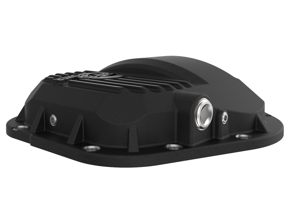 Pro Series Dana 60 Front Differential Cover Black w/ Machined Fins Ford F-250/F-350 99-23 (Dana 50/Dana 60/Dana 61 Axles)