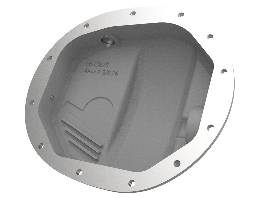Street Series Aam 9.5/9.76 Rear Differential Cover Raw w/ Machined Fins GM Silverado/Sierra 1500 14-23 (Aam 9.5/9.76)