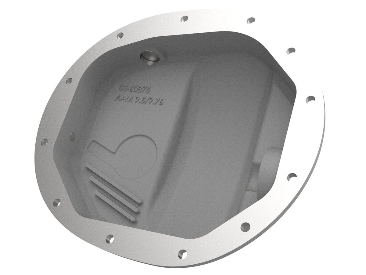 Street Series Aam 9.5/9.76 Rear Differential Cover Raw w/ Machined Fins GM Silverado/Sierra 1500 14-23 (Aam 9.5/9.76)