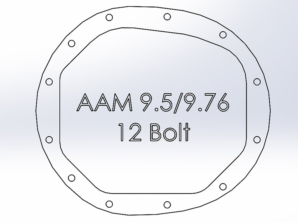 Street Series Aam 9.5/9.76 Rear Differential Cover Raw w/ Machined Fins GM Silverado/Sierra 1500 14-23 (Aam 9.5/9.76)