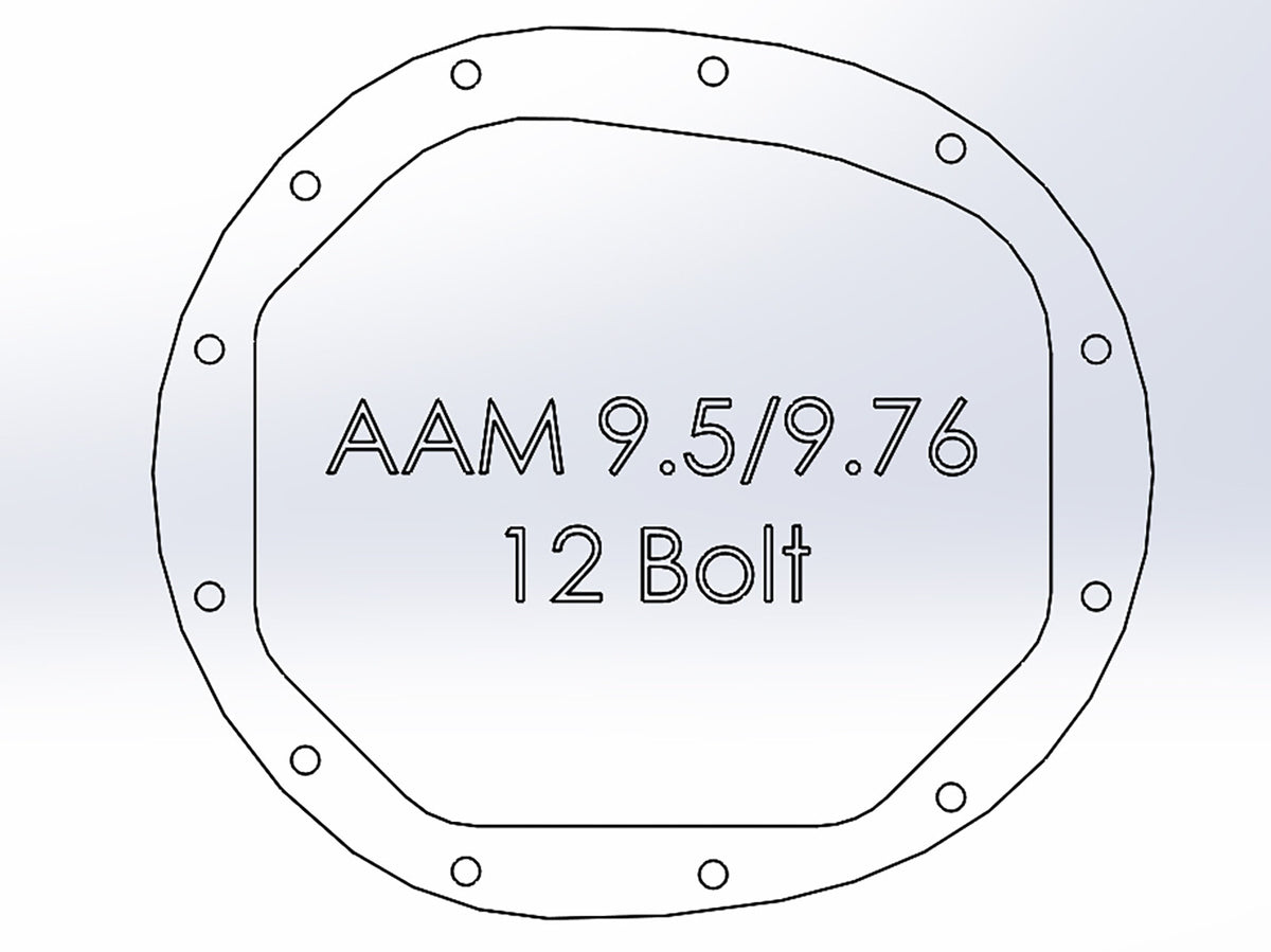 Street Series Aam 9.5/9.76 Rear Differential Cover Raw w/ Machined Fins GM Silverado/Sierra 1500 14-23 (Aam 9.5/9.76)