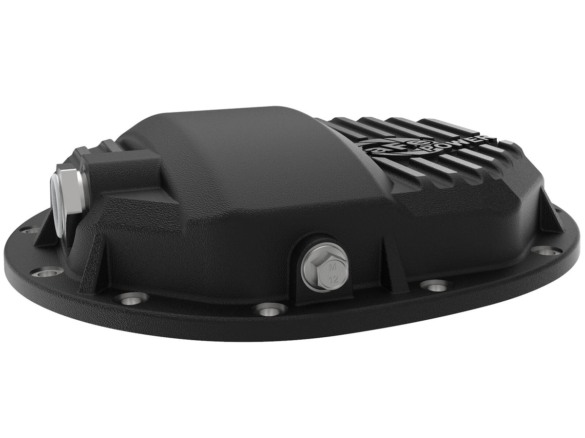 Pro Series Aam 9.5/9.76 Rear Differential Cover Black w/ Machined Fins GM Silverado/Sierra 1500 14-23 (Aam 9.5/9.76)