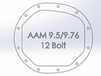 Pro Series Aam 9.5/9.76 Rear Differential Cover Black w/ Machined Fins GM Silverado/Sierra 1500 14-23 (Aam 9.5/9.76)