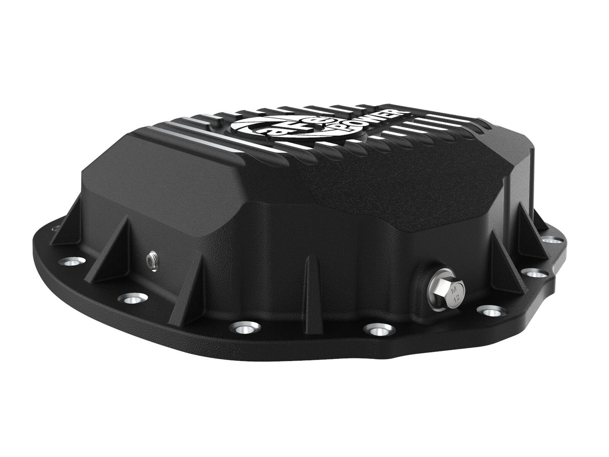 Pro Series Rear Differential Cover Black w/ Machined Fins Ram Trucks 19-26 L6/V8 (Aam 11.5/11.8/12.0-14)