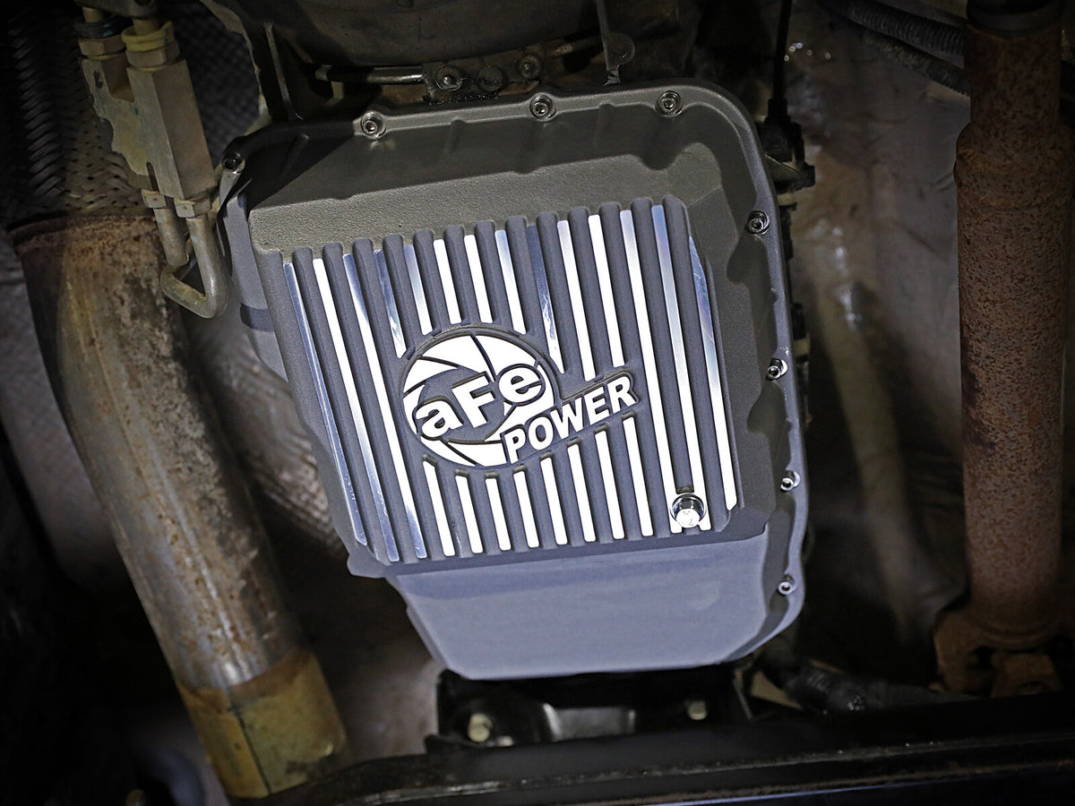 Transmission Pan w/ Machined Fins Dodge Diesel Trucks 13-23 (68RFE)