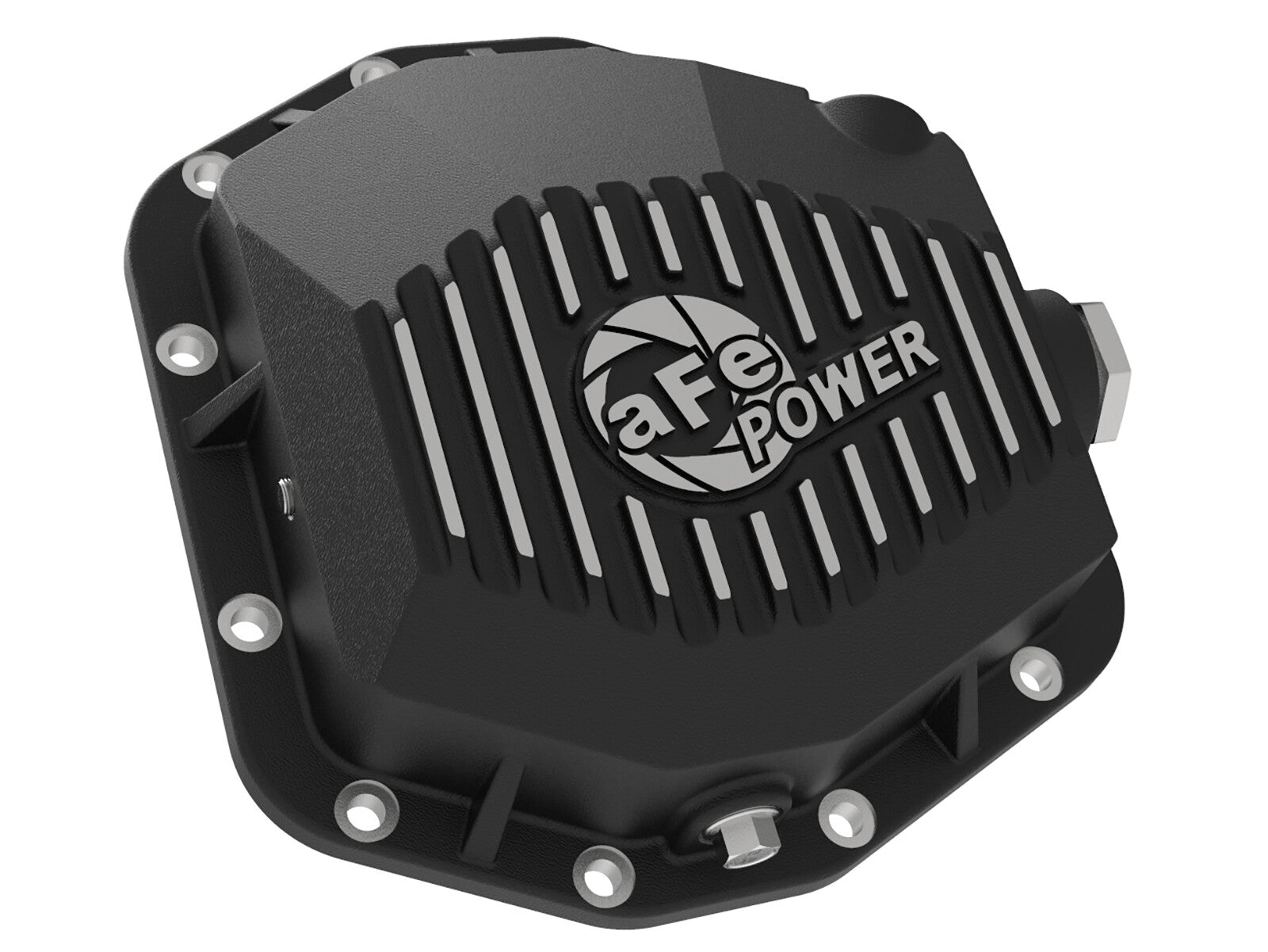 Pro Series Rear Differential Cover Black w/ Machined Fins Ford Ranger 19-23 L4-2.3L Turbo (Dana M220)