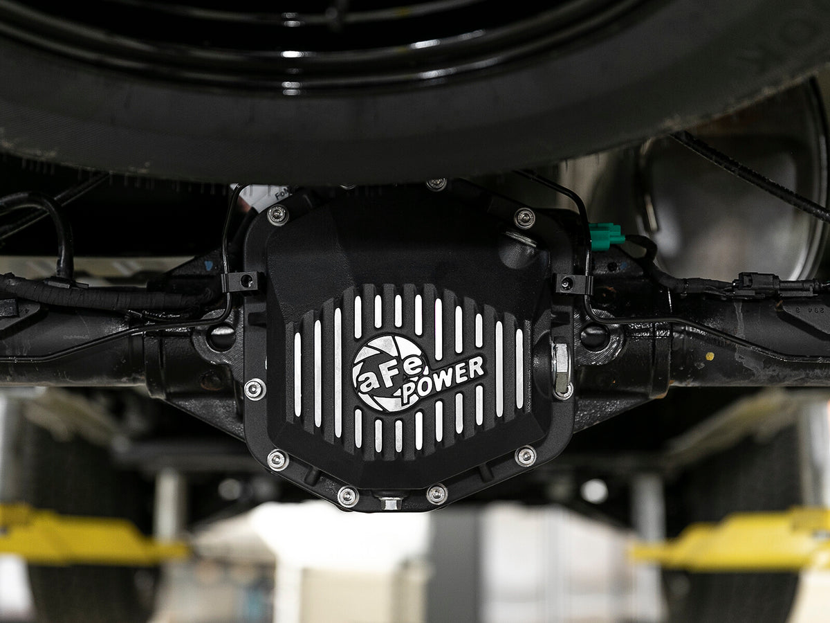 Pro Series Rear Differential Cover Black w/ Machined Fins Ford Ranger 19-23 L4-2.3L Turbo (Dana M220)
