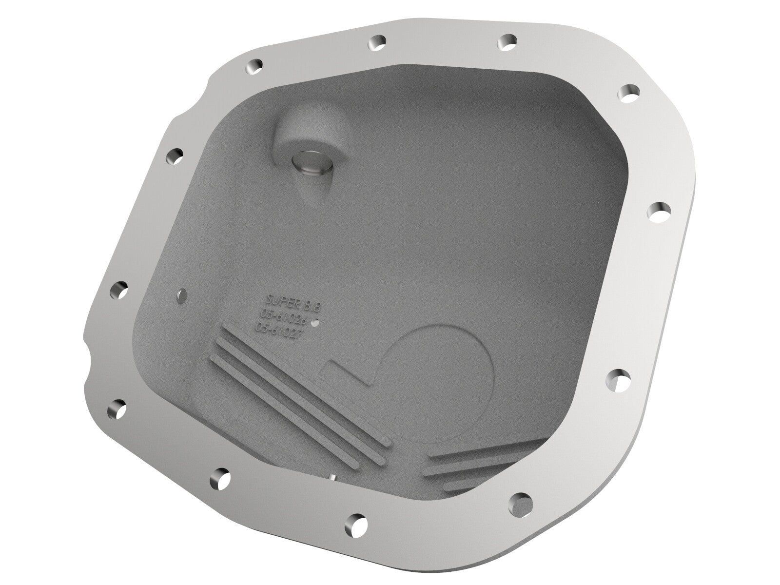 Street Series Rear Differential Cover Raw w/ Machined Fins Ford F-150 15-23 (Super 8.8-12)