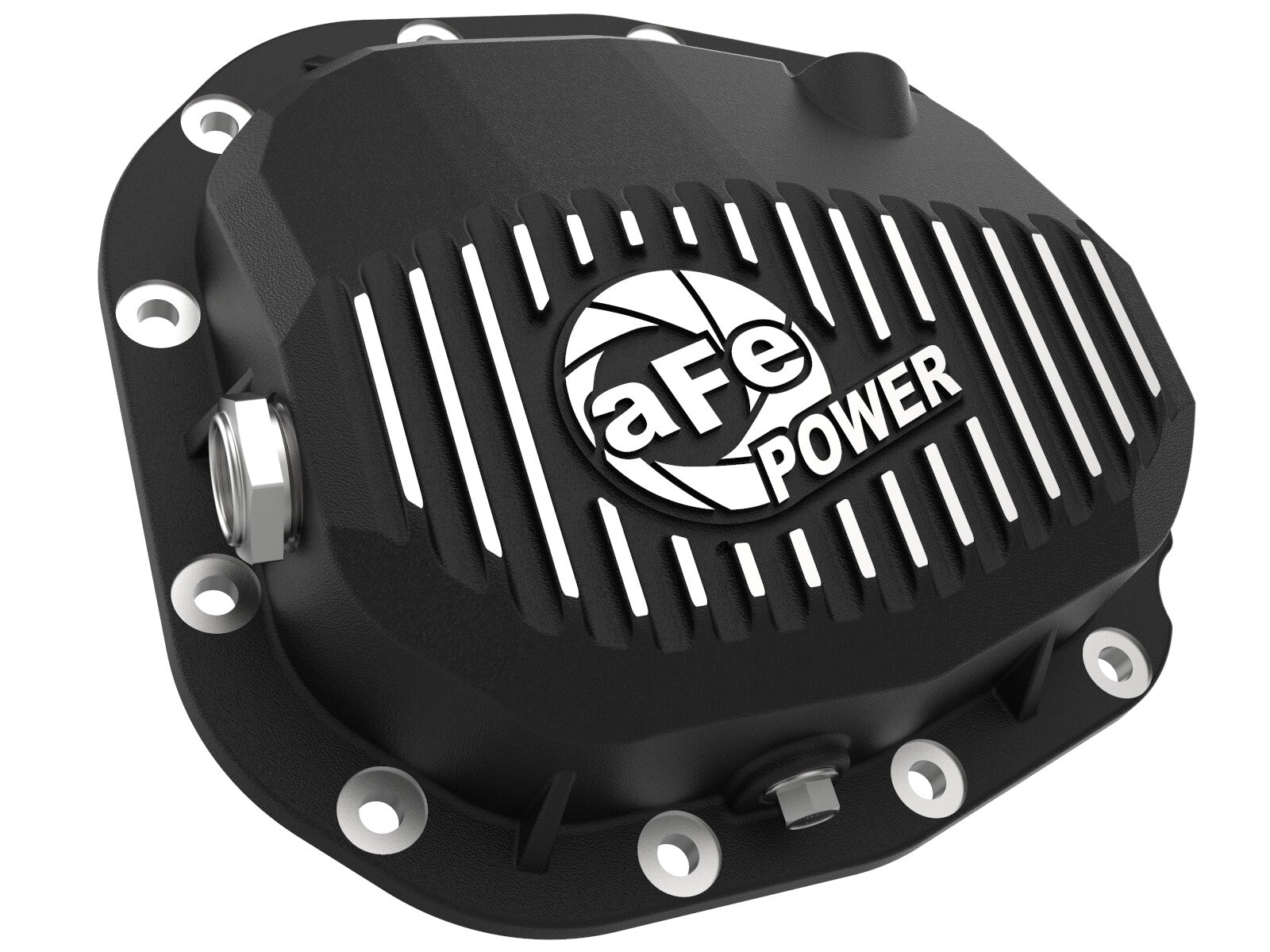 Pro Series Rear Differential Cover Black w/ Machined Fins Ford F-150 15-23 (Super 8.8-12)